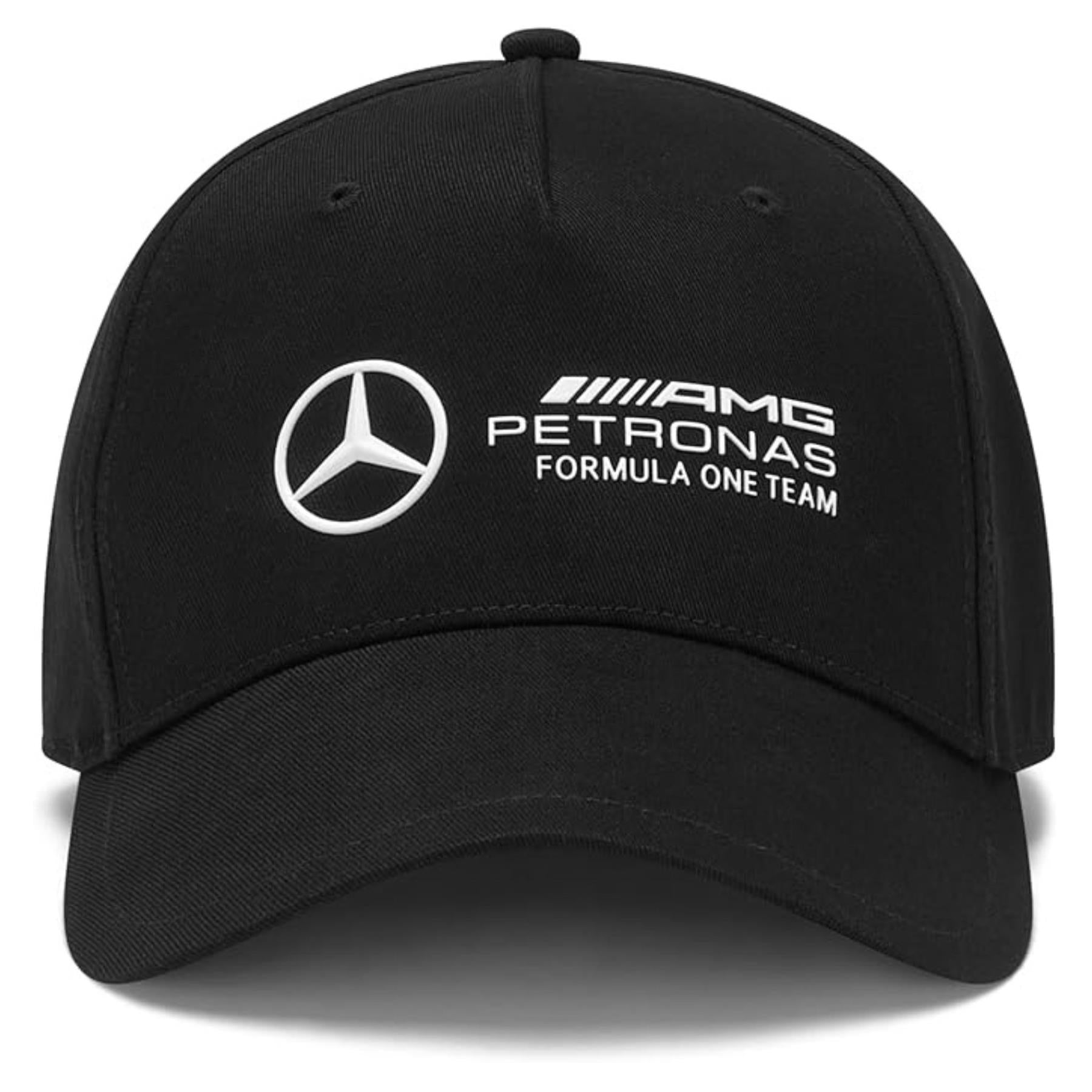 Mercedes AMG Petronas F1 Adult Large Logo Cap Black 2024