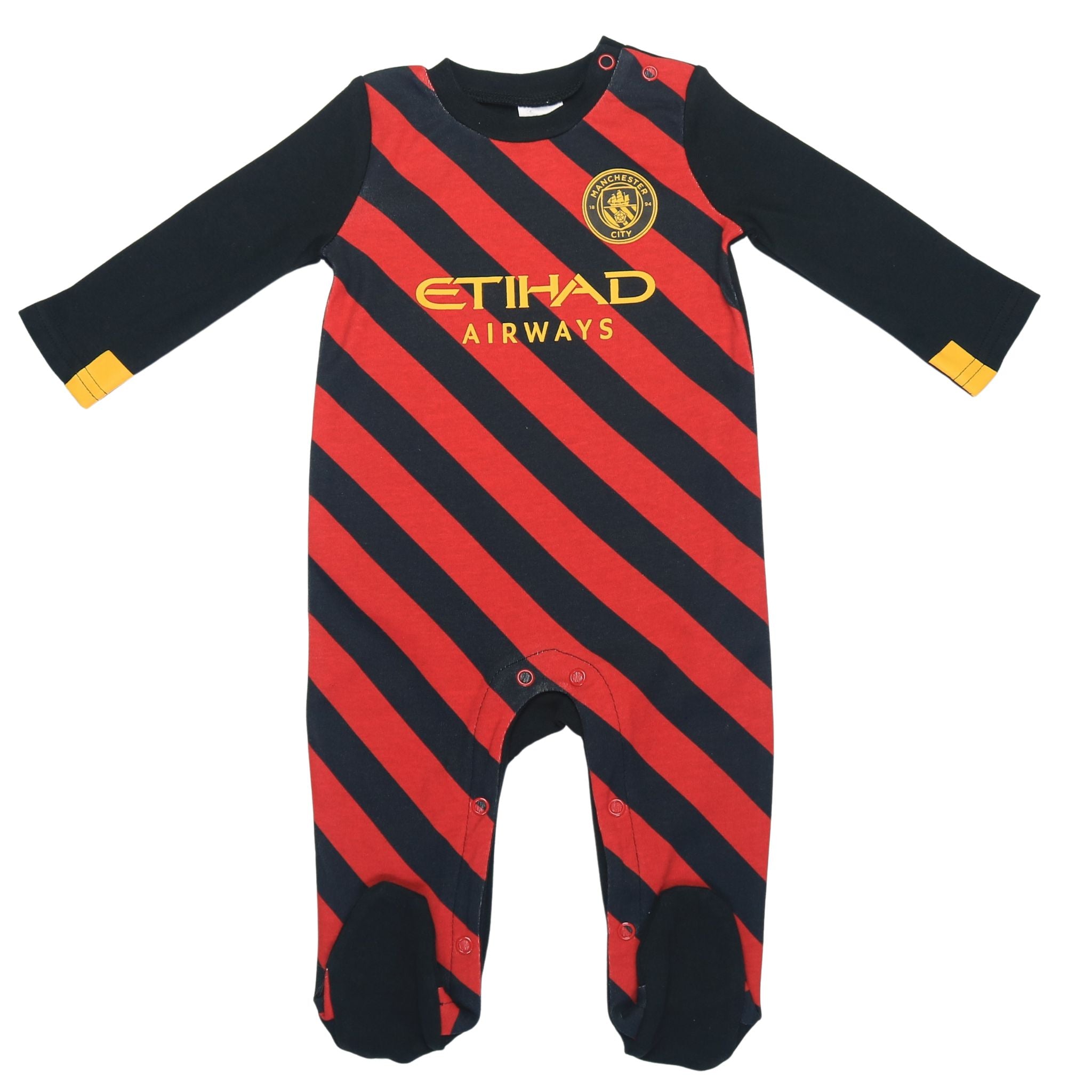 Manchester City's 2022/23 Away Kit Arrives in Red and Black