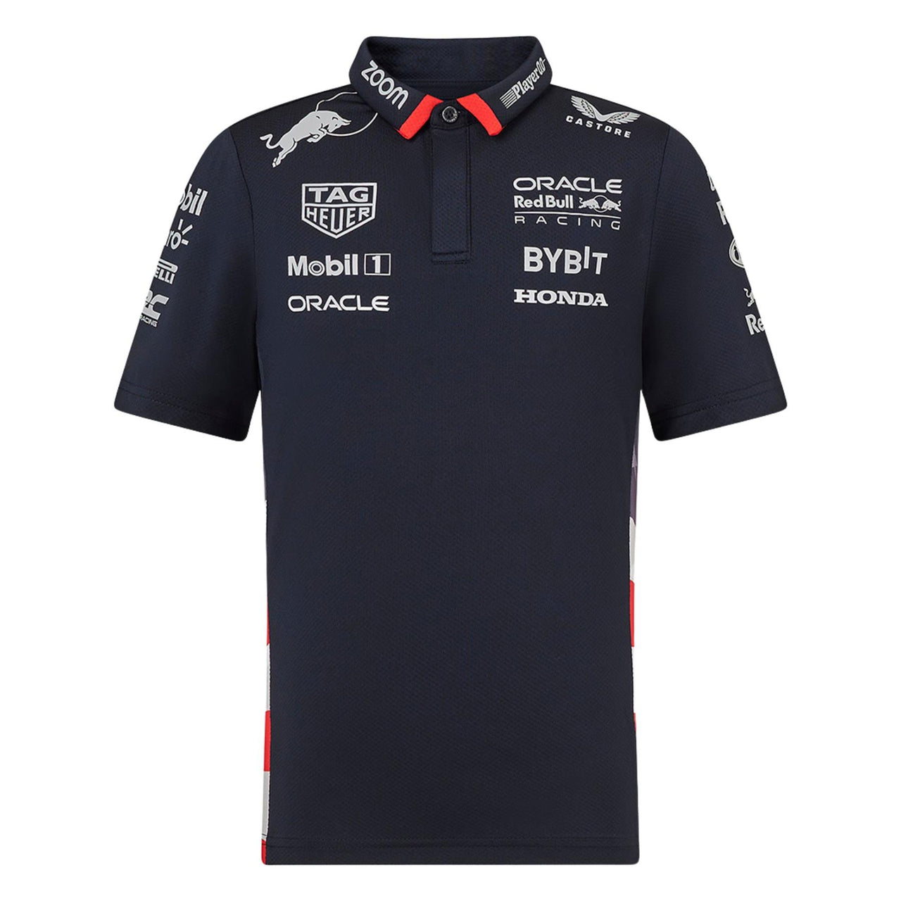 Oracle Red Bull Racing F1 Kid's America Team Polo Shirt | Navy | 2024